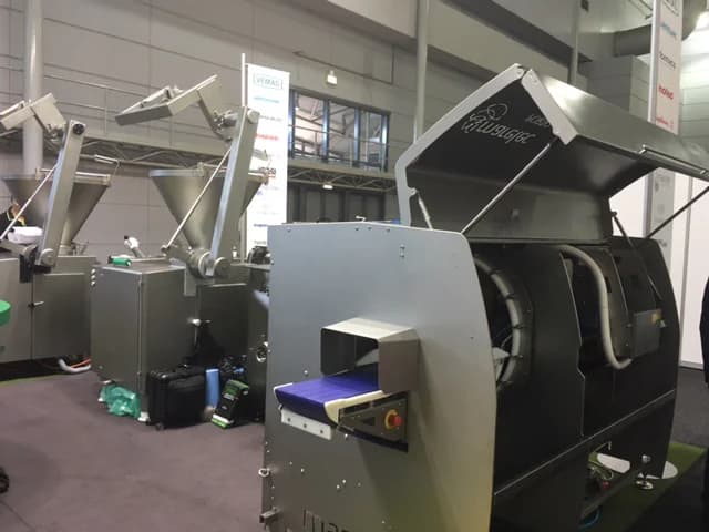 Large processing machines on display