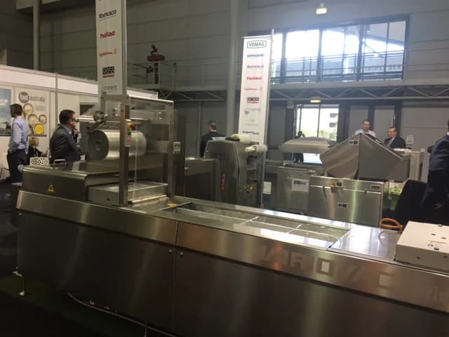 Packaging line on display