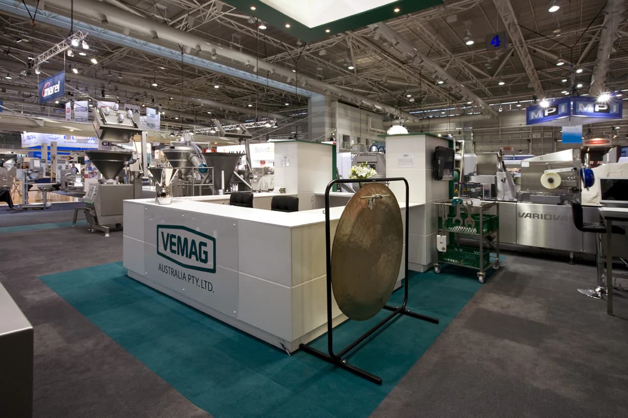 VEMAG stand reception counter
