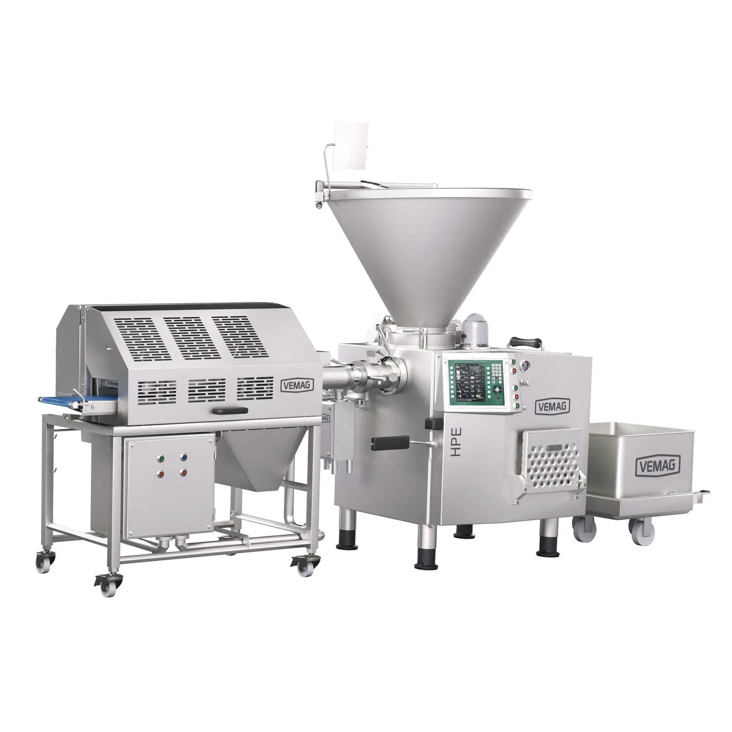 VEMAG forming and extrusion line with vacuum filler